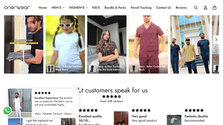 Onerwear store